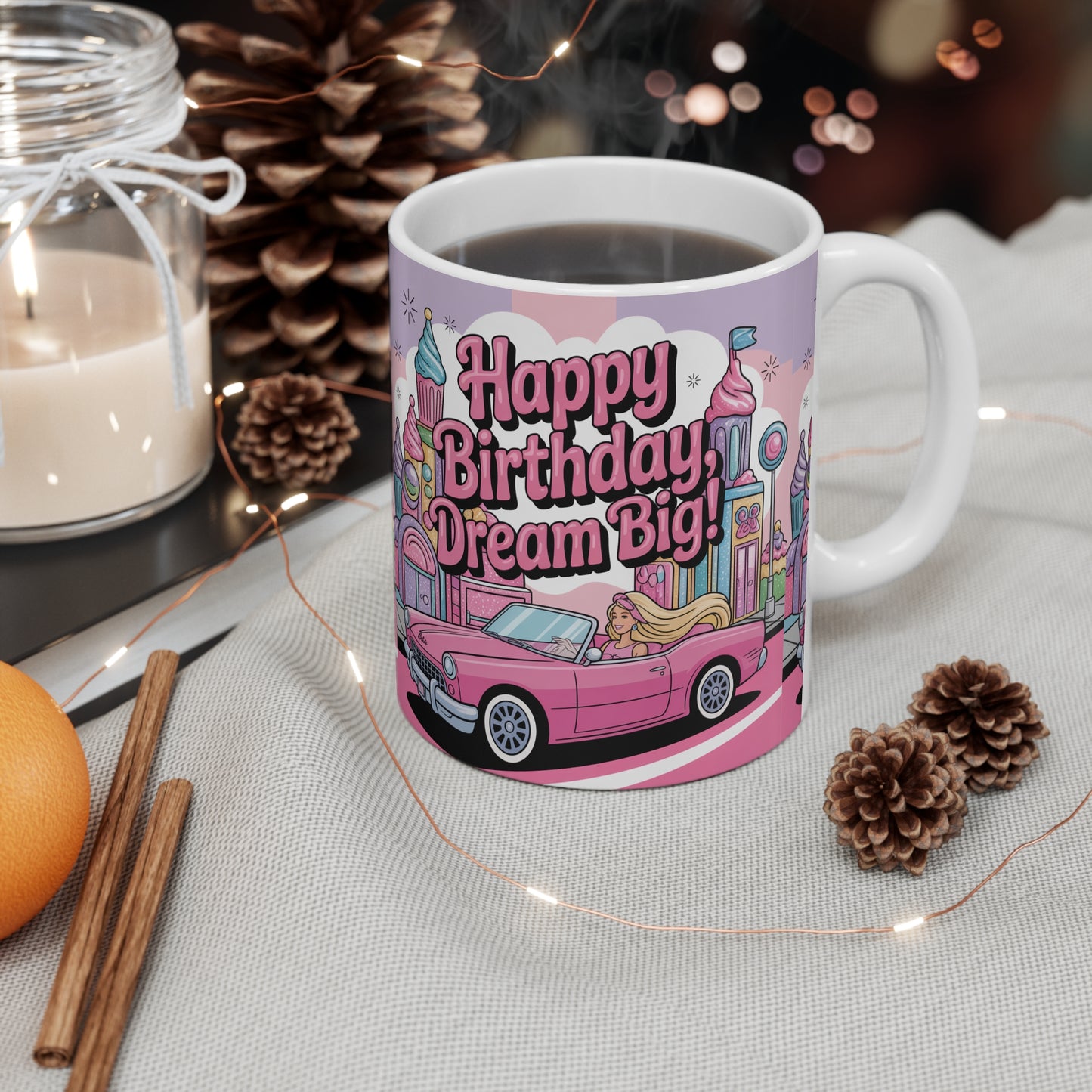 Barbie Happy Birthday Mug