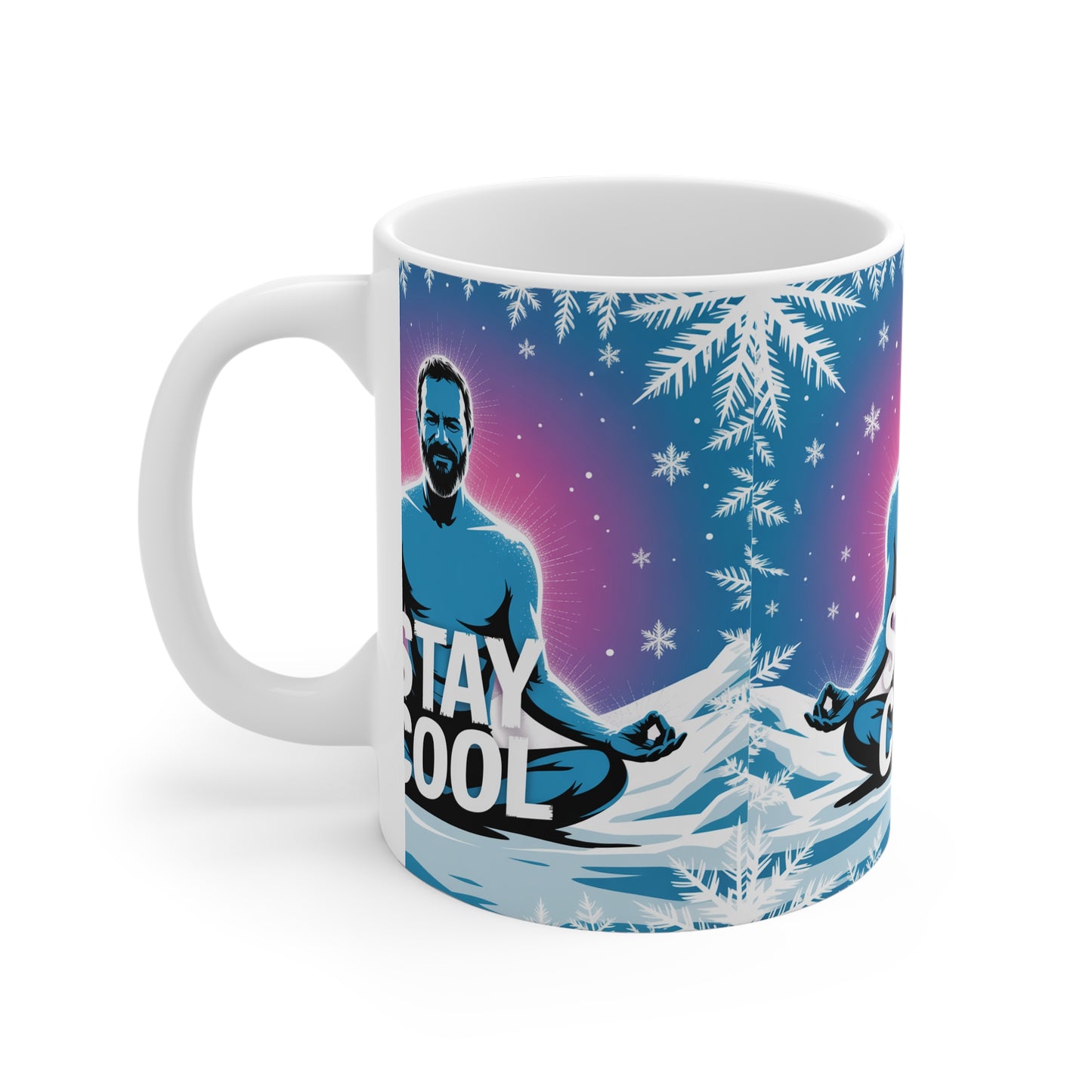 Chill Zen Mug | Stay Cool Coffee Cup, Relaxation, Meditation Gift, Yoga Lover's Mug, Inspirational Drinkware