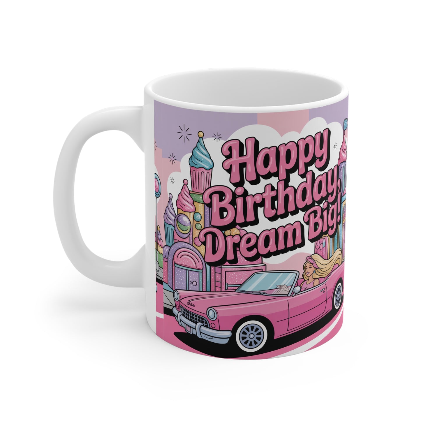 Barbie Happy Birthday Mug