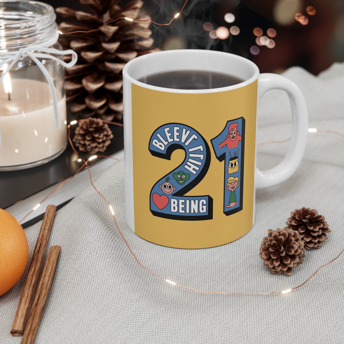21st Birthday Badger Mug - Fun Gift for Cheese Lovers, Unique Kitchenware for Celebrations, Novelty Drinkware, Birthday Gift Idea, [...]