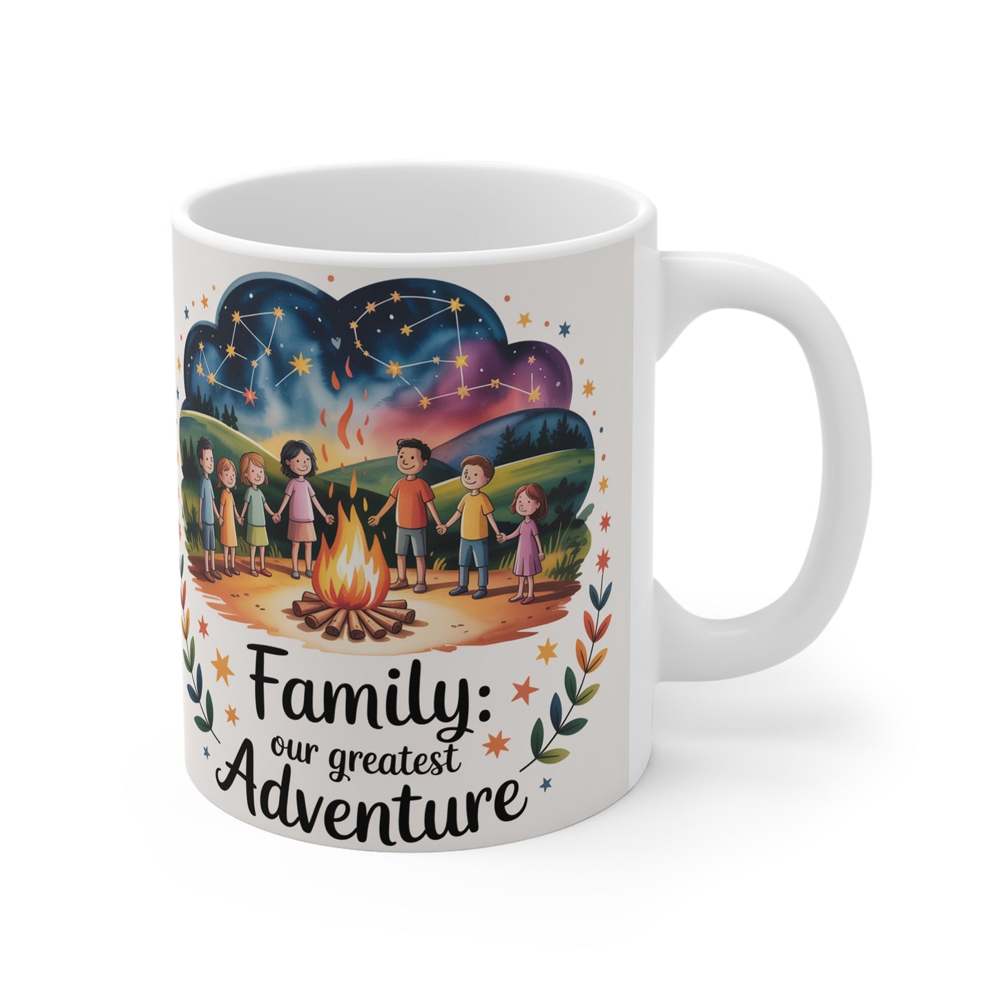Adventure Family Mug - Heartwarming Gift for Nature Lovers, Camping, and Family Gatherings | Unique Coffee Cup, Outdoor Adventure, [...]