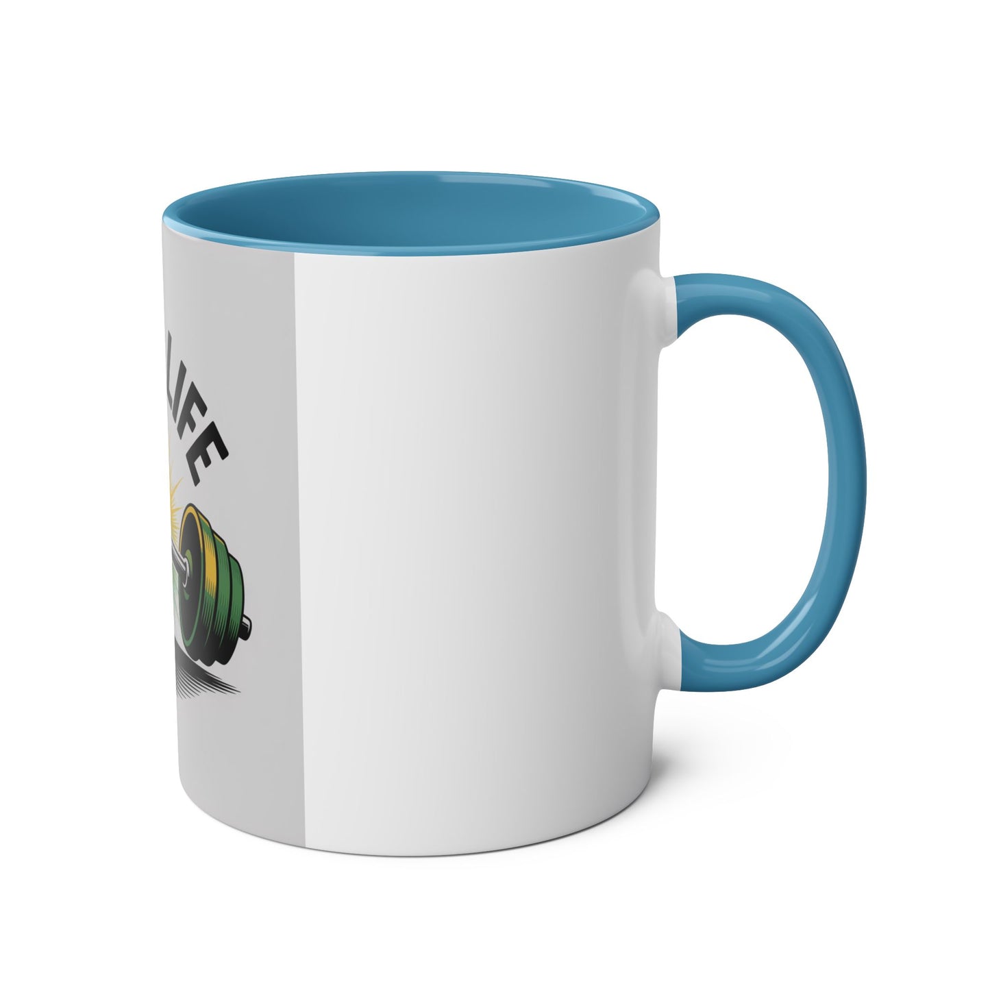 Gym Life Two-Tone Coffee Mug | Motivational Weightlifting Cup for Fitness Enthusiasts | Perfect Gift for Gym Lovers, Workout [...]