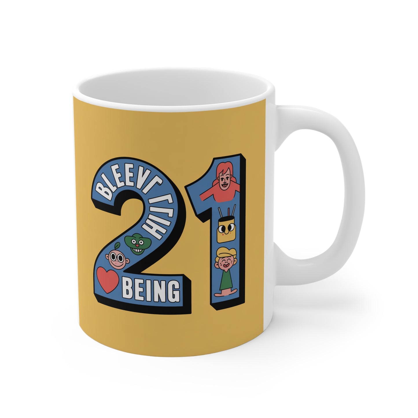21st Birthday Badger Mug - Fun Gift for Cheese Lovers, Unique Kitchenware for Celebrations, Novelty Drinkware, Birthday Gift Idea, [...]