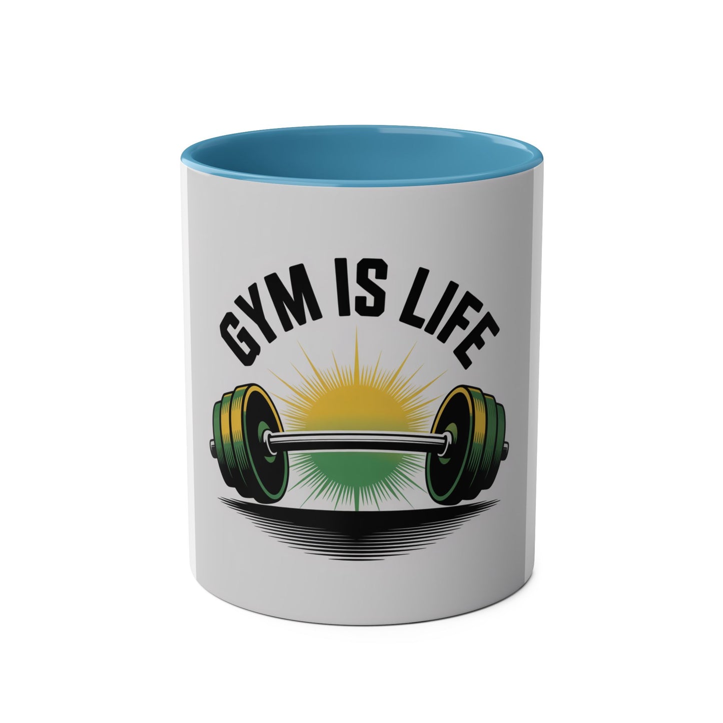 Gym Life Two-Tone Coffee Mug | Motivational Weightlifting Cup for Fitness Enthusiasts | Perfect Gift for Gym Lovers, Workout [...]