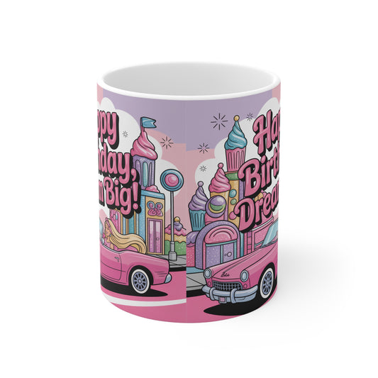 Barbie Happy Birthday Mug