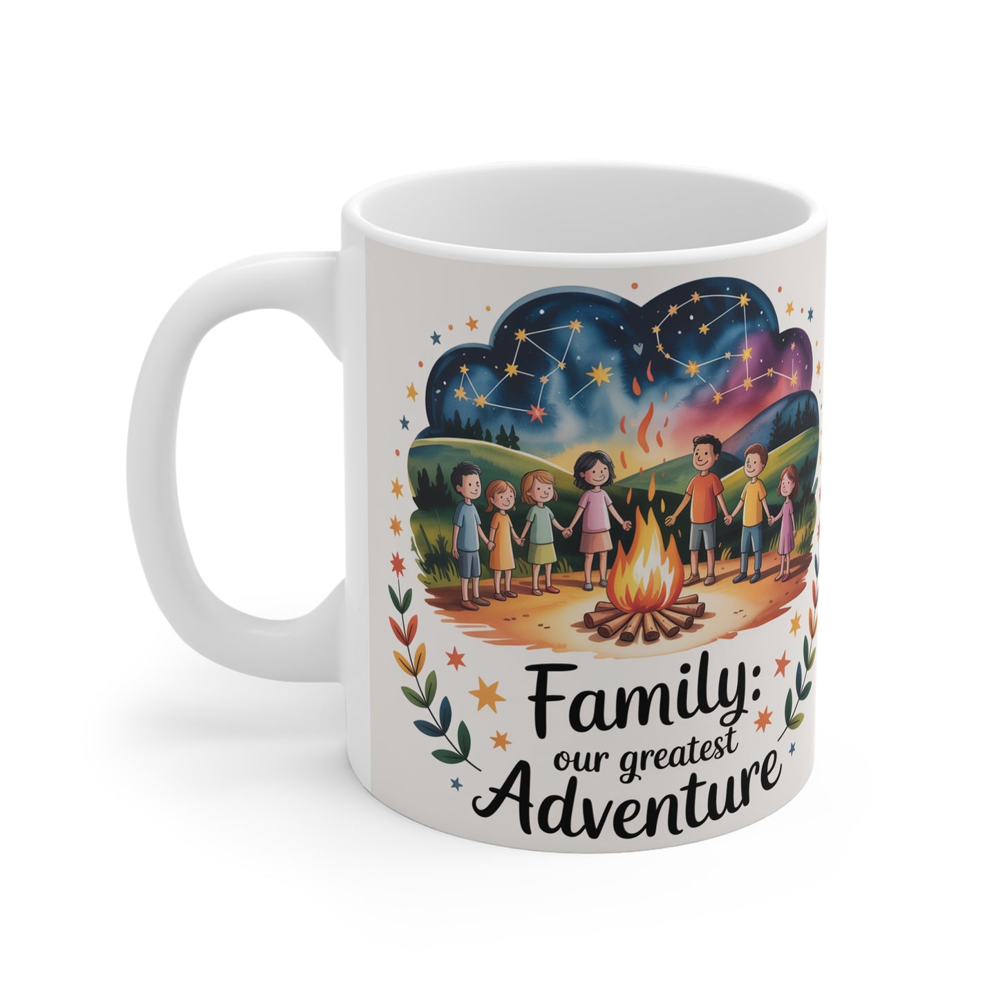 Adventure Family Mug - Heartwarming Gift for Nature Lovers, Camping, and Family Gatherings | Unique Coffee Cup, Outdoor Adventure, [...]