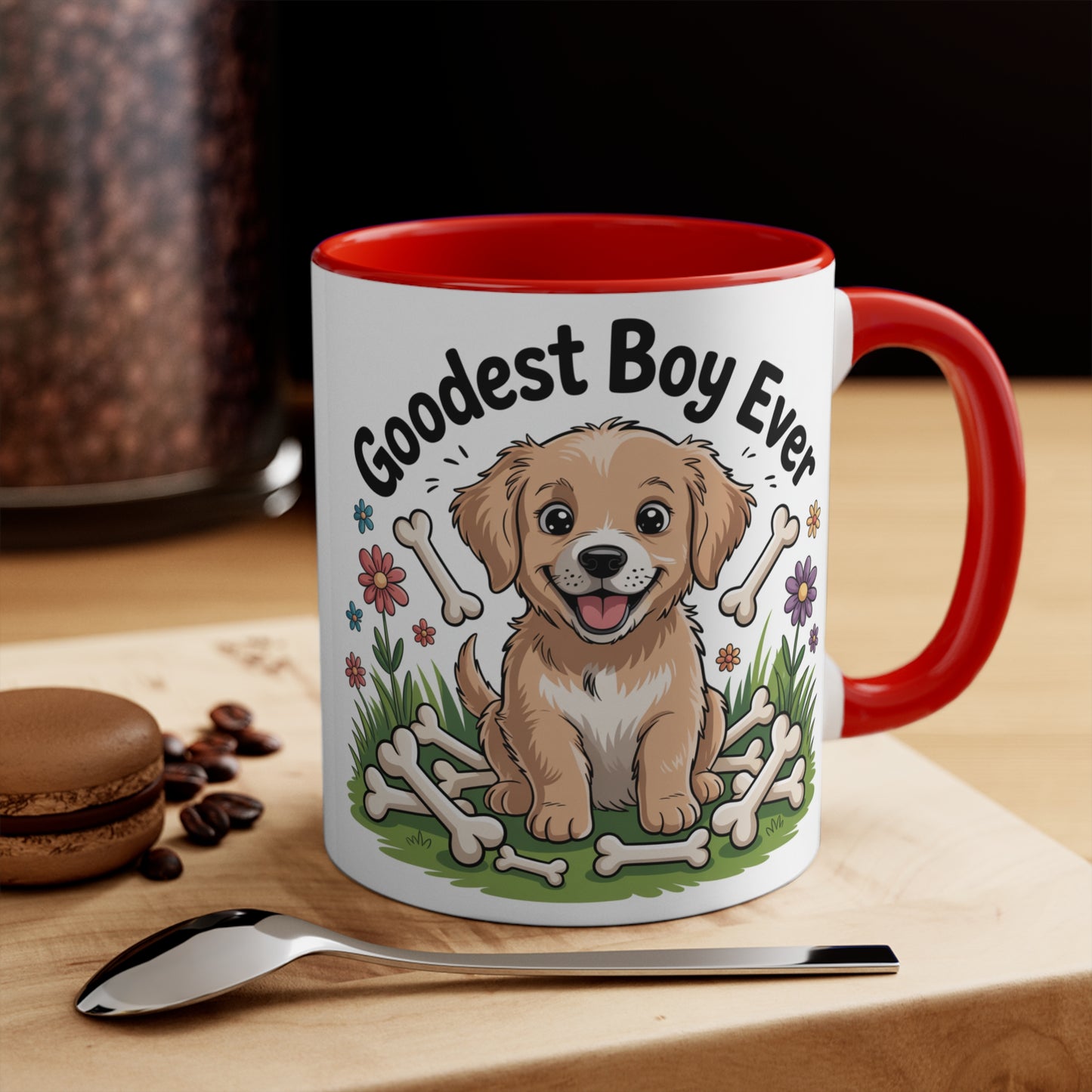 Cute Dog Lover Mug, Goodest Boy Ever Ceramic Cup, Pet Owner Gift, Dog Appreciation, Animal Lover Decor, Birthday and Holiday Present