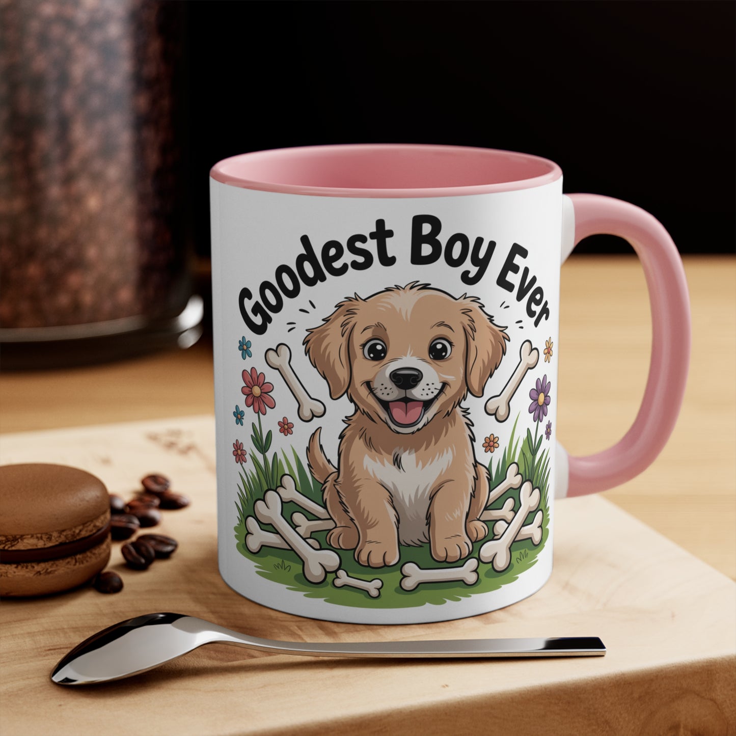 Cute Dog Lover Mug, Goodest Boy Ever Ceramic Cup, Pet Owner Gift, Dog Appreciation, Animal Lover Decor, Birthday and Holiday Present