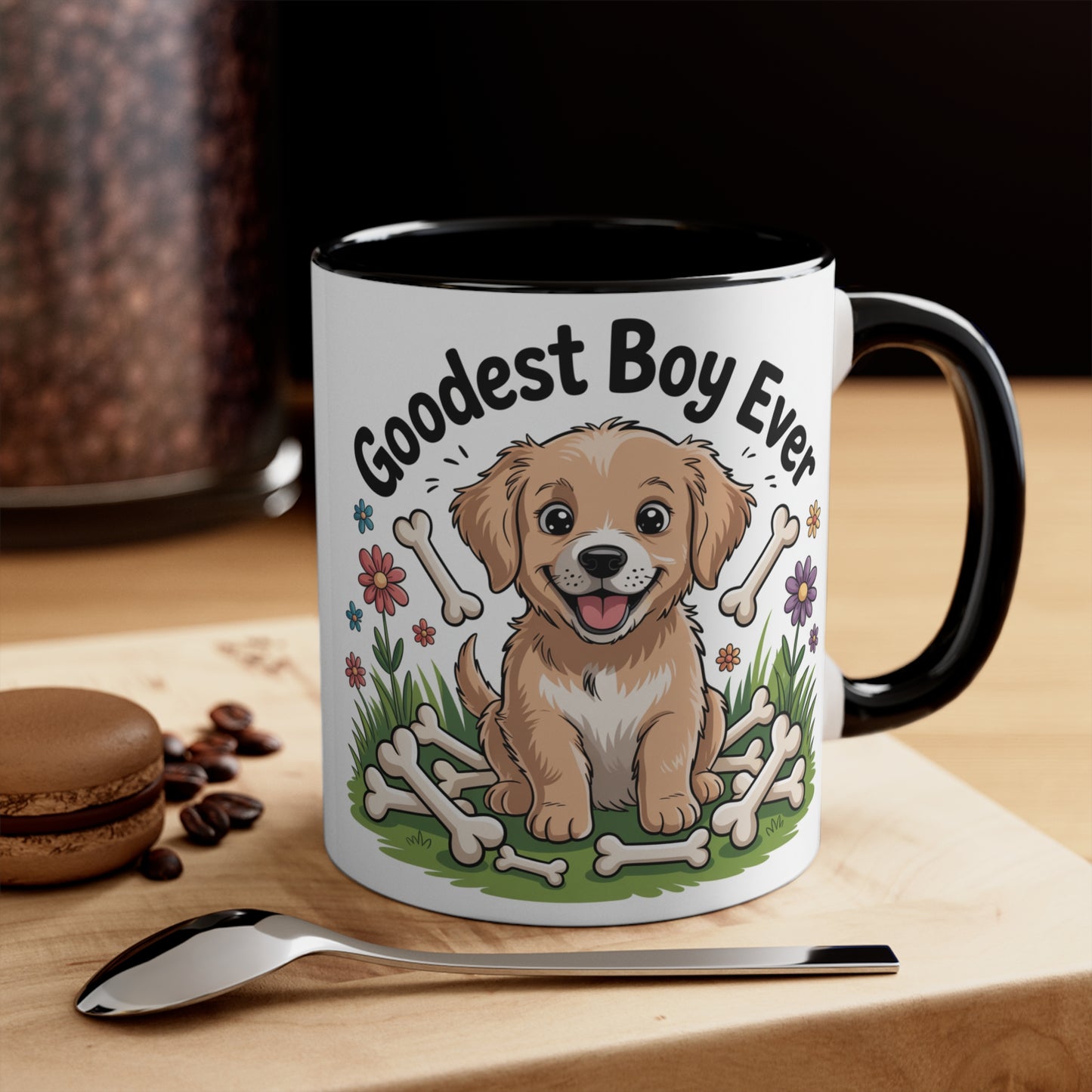 Cute Dog Lover Mug, Goodest Boy Ever Ceramic Cup, Pet Owner Gift, Dog Appreciation, Animal Lover Decor, Birthday and Holiday Present